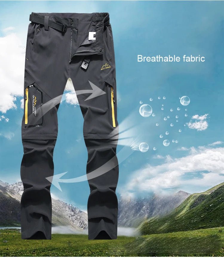 Pantalon convertible – Randonnée, détection et trekking | Étanche, respirant et séchage rapide - Pantalons - L'atelier du détectoriste