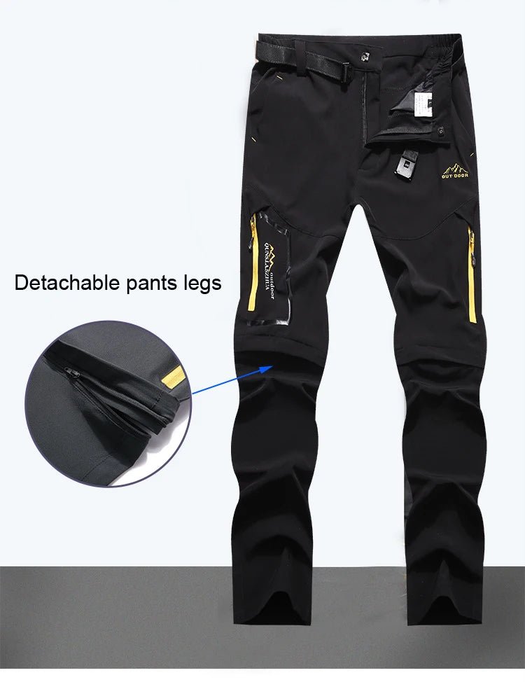 Pantalon convertible – Randonnée, détection et trekking | Étanche, respirant et séchage rapide - Pantalons - L'atelier du détectoriste