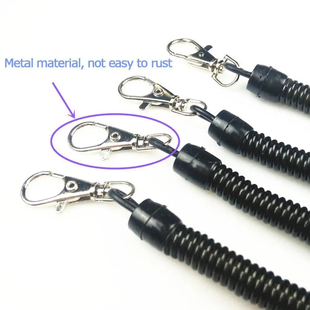 Porte - clés à Ressort Rétractable Anti - Perte – Gardez Vos Accessoires Essentiels à Portée de Main lors de Vos Sessions de Détection - Dragonne - L'atelier du détectoriste
