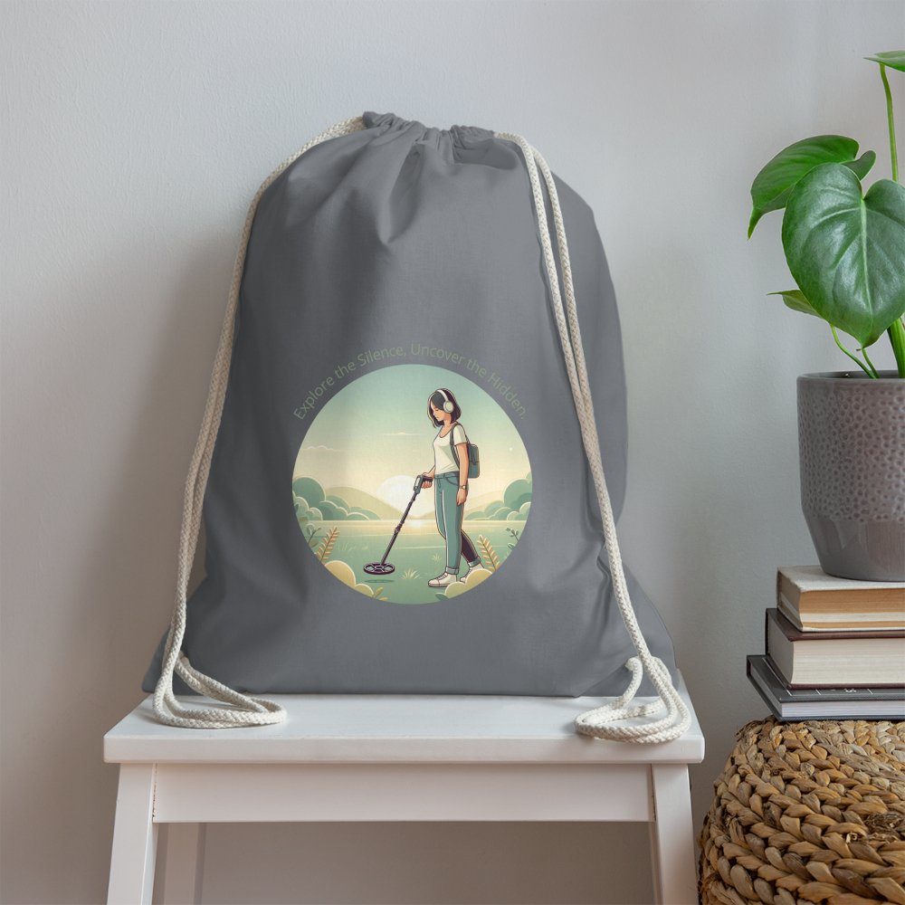 Sac de sport léger "Explore the Silence Uncover the Hidden" – Idéal pour les détectoristes en quête d'aventure - Sac de sport léger - L'atelier du détectoriste