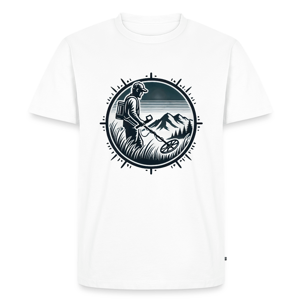 T-shirt - Détectoriste en montagne - T-shirt Premium Homme - L'atelier du détectoriste
