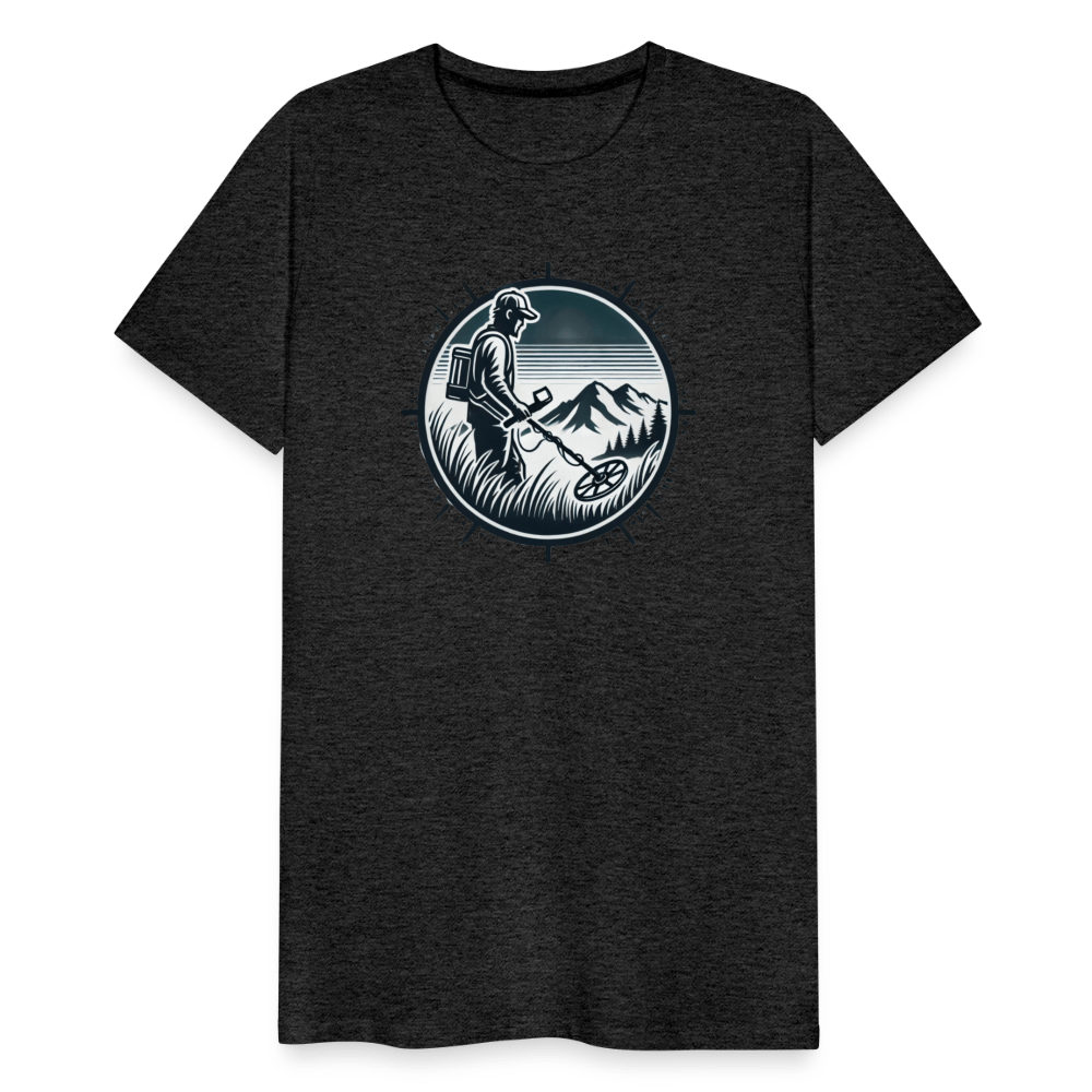 T-shirt - Détectoriste en montagne - T-shirt Premium Homme - L'atelier du détectoriste