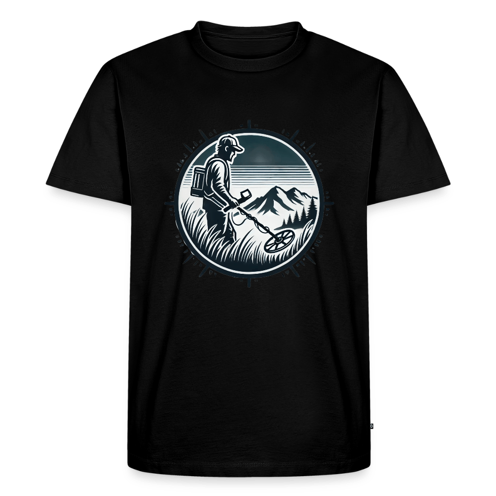 T-shirt - Détectoriste en montagne - T-shirt Premium Homme - L'atelier du détectoriste