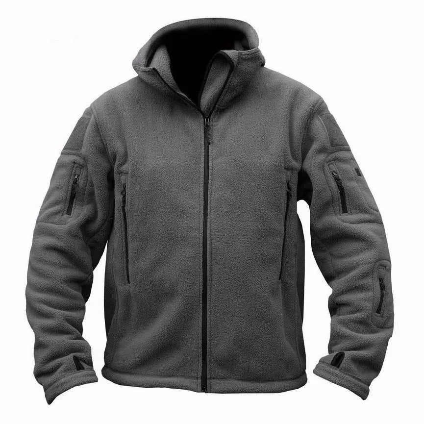 Veste Coupe - Vent Militaire avec Capuche pour Homme - Manteau Chaud avec Poche Zippée pour Détection de Métaux et Activités en Plein Air - Gilets / Vestes - L'atelier du détectoriste