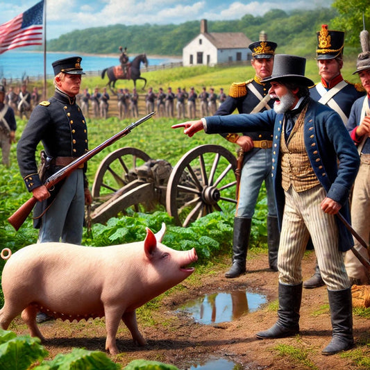 🐷 La P'tite Histoire : La guerre du cochon (1859) 🐷 - L'atelier du détectoriste