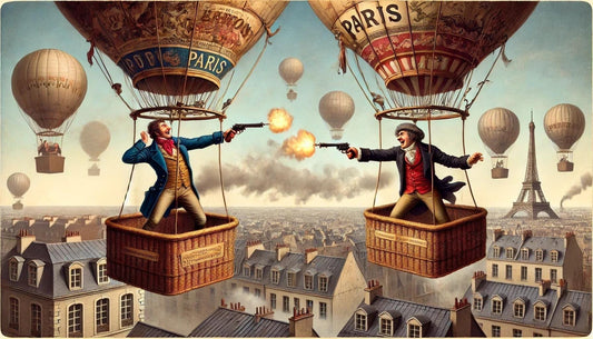 La p'tite histoire : Le duel des ballons à air chaud de 1808 🎈🔫 - L'atelier du détectoriste