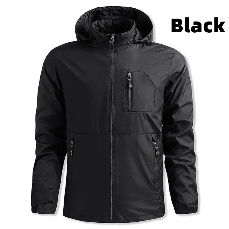 Veste de randonnée imperméable pour détectoristes - Multi-poches et coupe-vent