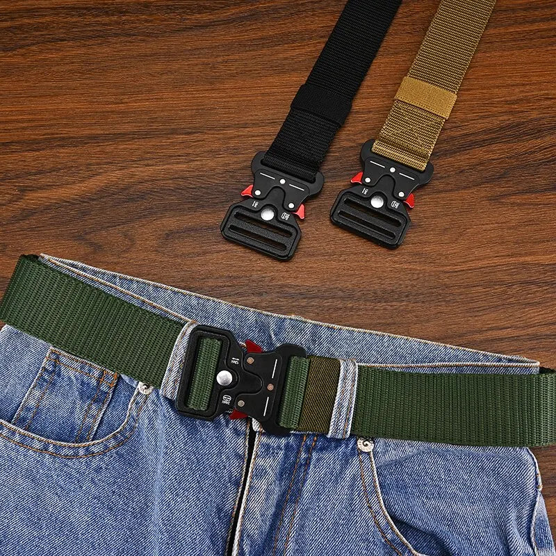 Ceinture Multifonctionnelle en Nylon - Robuste et Confortable pour Activités en Plein Air