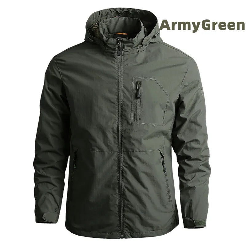 Veste de randonnée imperméable pour détectoristes - Multi-poches et coupe-vent