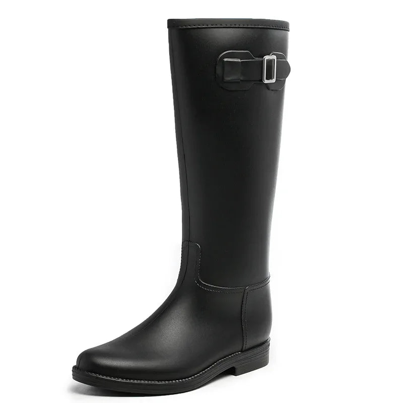 Bottes de Pluie en PVC pour Femmes - Résistantes et Élégantes, Hauteur Genou - Chaussures - L'atelier du détectoriste