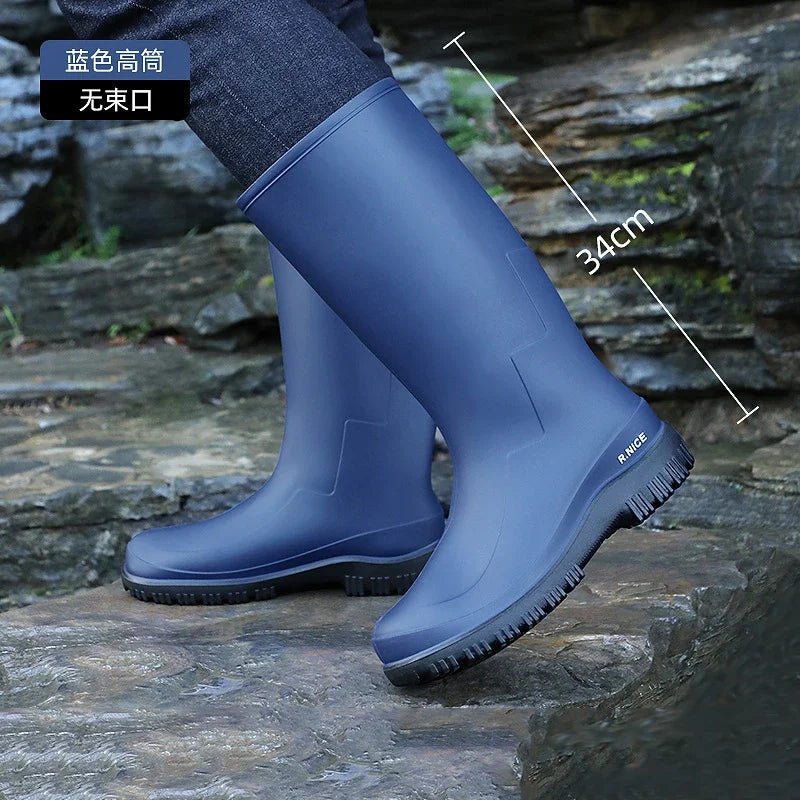 Bottes de Pluie en PVC pour Hommes - Mi - Mollet, Imperméables et Résistantes - Chaussures - L'atelier du détectoriste