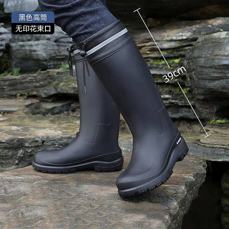 Bottes de Pluie en PVC pour Hommes - Mi - Mollet, Imperméables et Résistantes - Chaussures - L'atelier du détectoriste