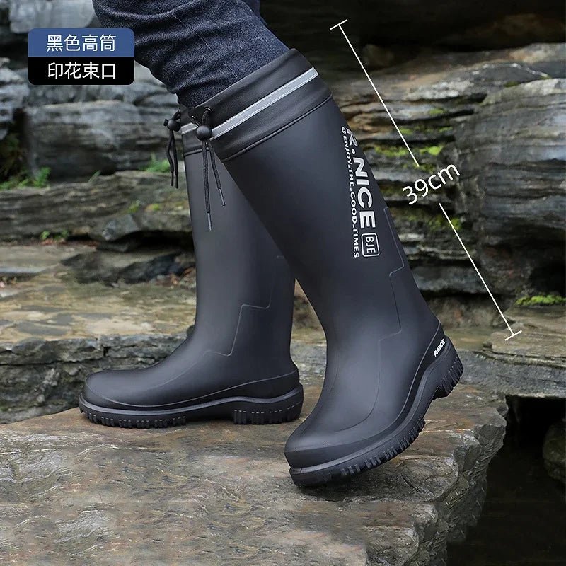 Bottes de Pluie en PVC pour Hommes - Mi - Mollet, Imperméables et Résistantes - Chaussures - L'atelier du détectoriste