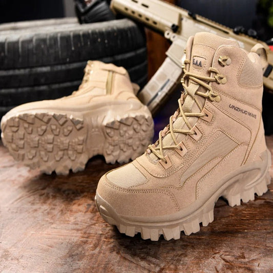 Bottes de Randonnée Style Militaire – Parfaites pour la Détection - Chaussures - L'atelier du détectoriste