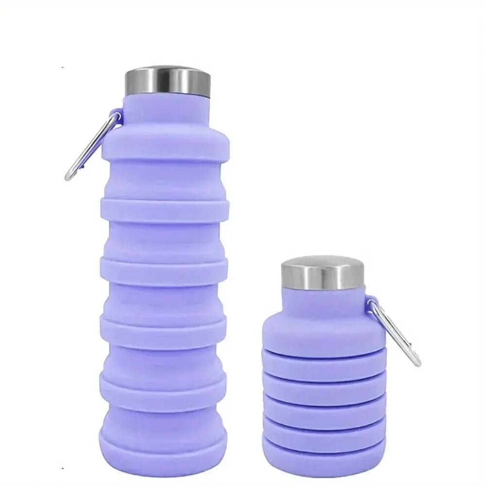 Bouteille d'Eau Pliable en Silicone Sans BPA – Idéale pour les Détectoristes et Aventuriers en Plein Air - Gourde - L'atelier du détectoriste