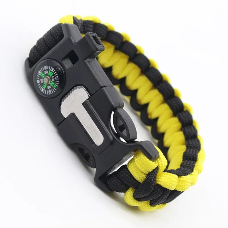 Bracelet de Survie 3 - en - 1 en Paracorde - Pour les Détectoristes et Aventuriers - Bracelet - L'atelier du détectoriste