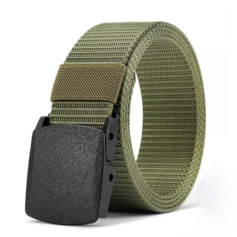 Ceinture Tactique Militaire à Boucle Automatique - Nylon Résistant pour Détection de Métaux et Activités Extérieures - Vêtements / Chaussures - L'atelier du détectoriste