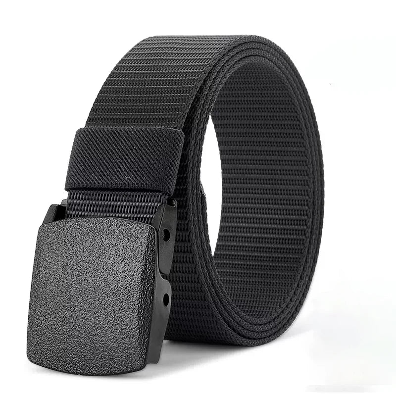 Ceinture Tactique Militaire à Boucle Automatique - Nylon Résistant pour Détection de Métaux et Activités Extérieures - Vêtements / Chaussures - L'atelier du détectoriste