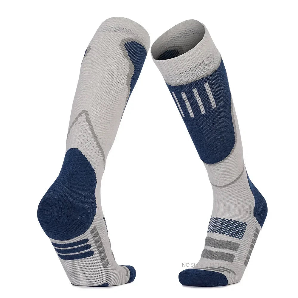 Chaussettes Thermiques Longues en Laine Mérinos – Hommes & Femmes, Compression, Ski & Randonnée - Chaussettes - L'atelier du détectoriste