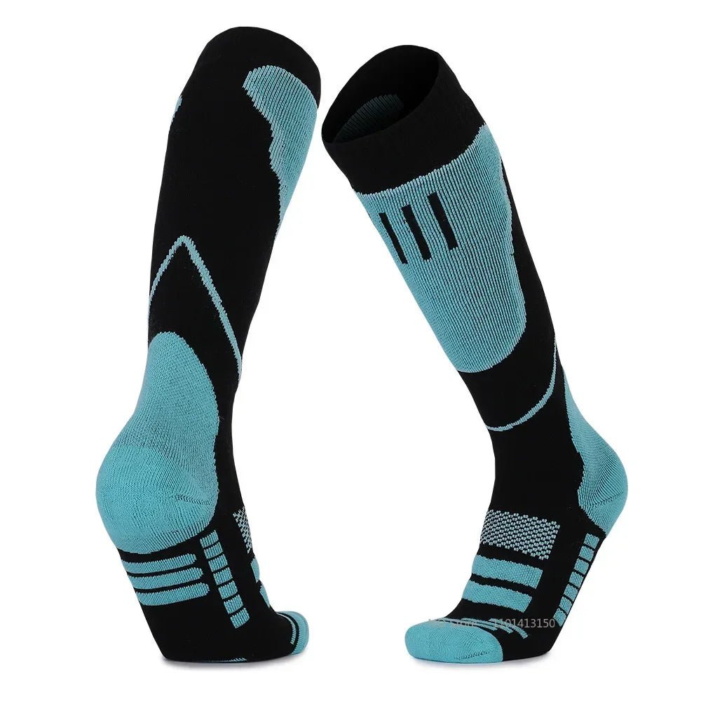 Chaussettes Thermiques Longues en Laine Mérinos – Hommes & Femmes, Compression, Ski & Randonnée - Chaussettes - L'atelier du détectoriste