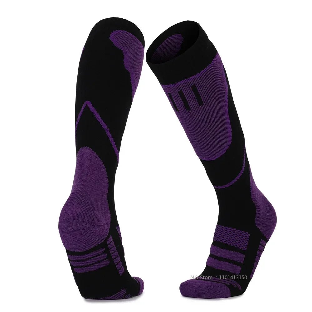 Chaussettes Thermiques Longues en Laine Mérinos – Hommes & Femmes, Compression, Ski & Randonnée - Chaussettes - L'atelier du détectoriste