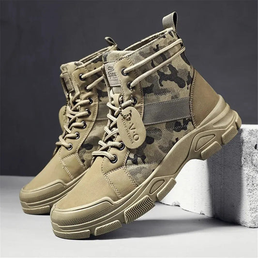 Chaussures Camouflage Outdoor pour Détection de Métaux et Activités Extérieures - Confort et Durabilité - Chaussures - L'atelier du détectoriste