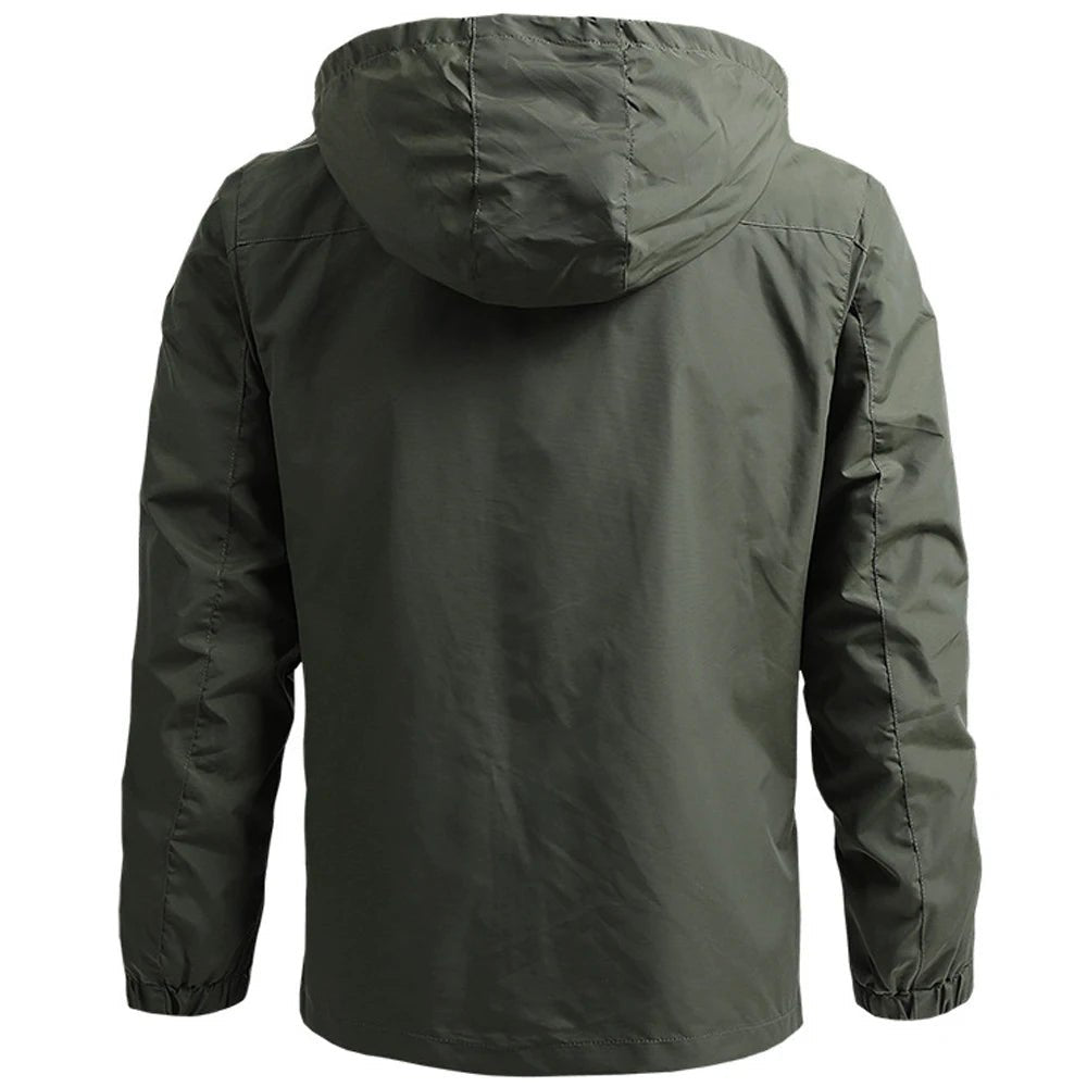 Coupe - vent Imperméable à Capuche pour Hommes – Idéal pour les Détectoristes et Activités en Plein Air - Gilets / Vestes - L'atelier du détectoriste