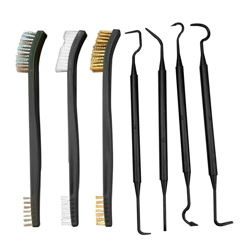 Ensemble de 3 Mini Brosses Métalliques Double Extrémité – Outil Essentiel pour les Détectoristes - Nettoyage - L'atelier du détectoriste