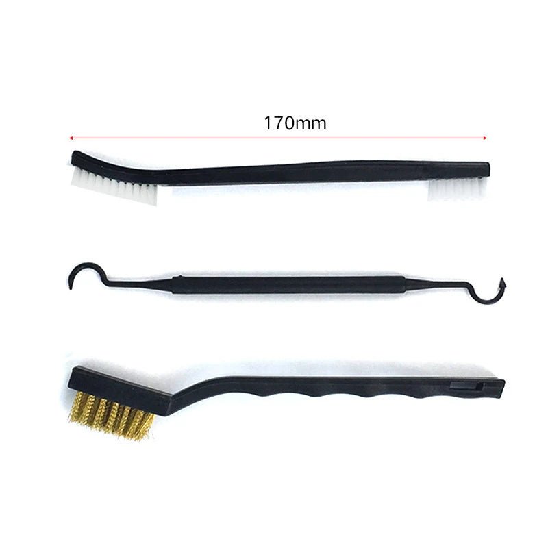 Ensemble de 3 Mini Brosses Métalliques Double Extrémité – Outil Essentiel pour les Détectoristes - Nettoyage - L'atelier du détectoriste