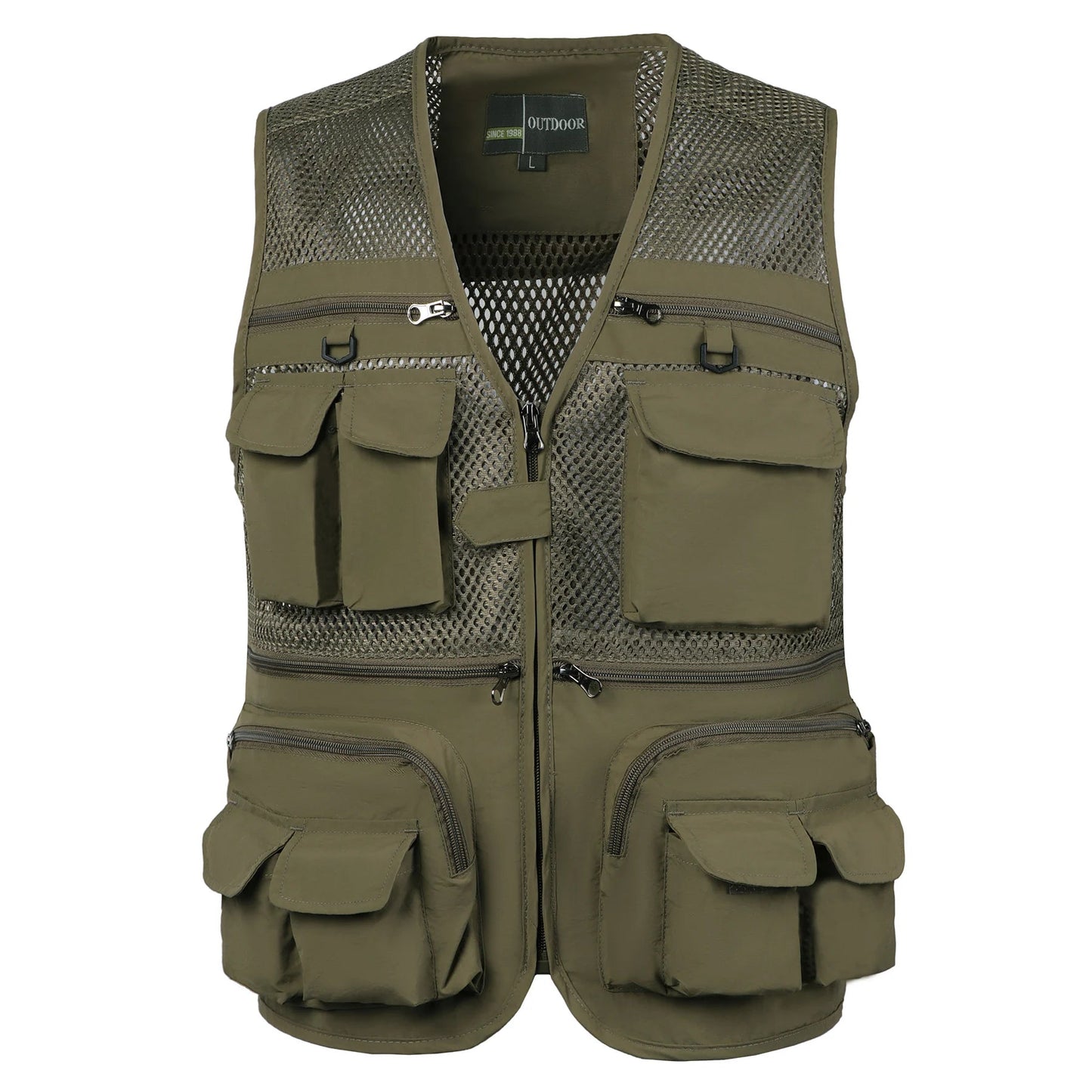 Gilet d'Été en Maille pour Hommes - Manteau GlaDull Webbed Gear avec Multiples Poches - Gilets / Vestes - L'atelier du détectoriste