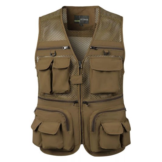 Gilet d'Été en Maille pour Hommes - Manteau GlaDull Webbed Gear avec Multiples Poches - Gilets / Vestes - L'atelier du détectoriste