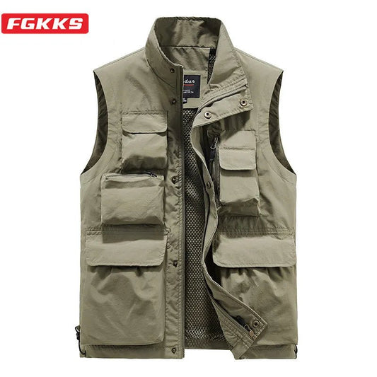 Gilet d'Extérieur Multi - Poches pour Hommes - Idéal pour les Détectoristes et Activités en Plein Air - Vêtements / Chaussures - L'atelier du détectoriste