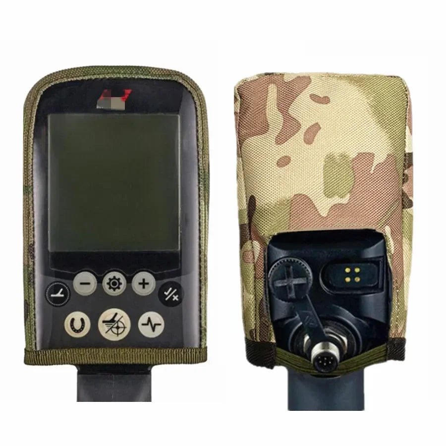 Housse de Protection Antisalissure pour Boîtier de Contrôle Minelab Equinox 600/800 - Noir/Camouflage - Outils - L'atelier du détectoriste