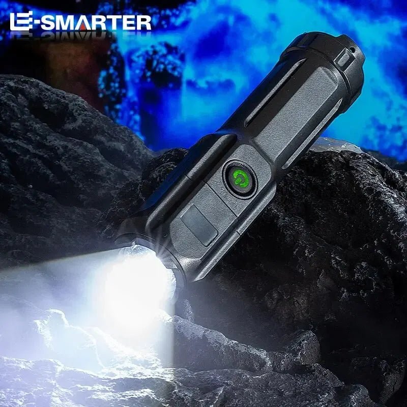 Lampe de poche télescopique rechargeable USB avec LED - Idéale pour la détection de métaux en environnement sombre - Lampes de poche - L'atelier du détectoriste