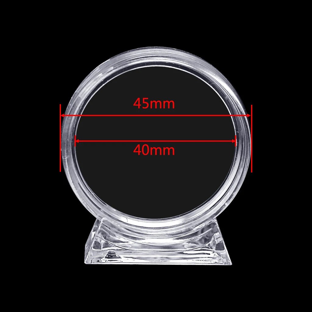 Monnaies et Médailles Capsules Monnaies CAPSULES pour PIECES de 43 mm Monnaies et Médailles Capsules Monnaies CAPSULES pour PIECES de 43 mm