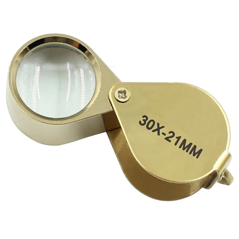 Loupe de Précision 30x21mm - Loupe de Bijoutier Portative en Verre pour Joaillerie, Pièces de Monnaie et Antiquités - Loupes - L'atelier du détectoriste