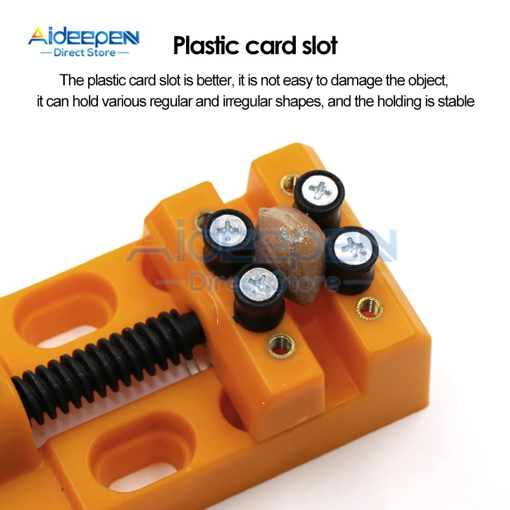 Mini Étau de Table à Pince – Outil de Précision pour Bricolage et Loisirs Créatifs - Nettoyage - L'atelier du détectoriste