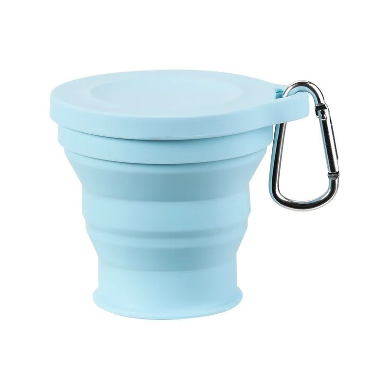 Mini Tasse Pliante Rétractable en Silicone 180ml - Parfaite pour Vos Voyages en Plein Air - Tasse pliante - L'atelier du détectoriste