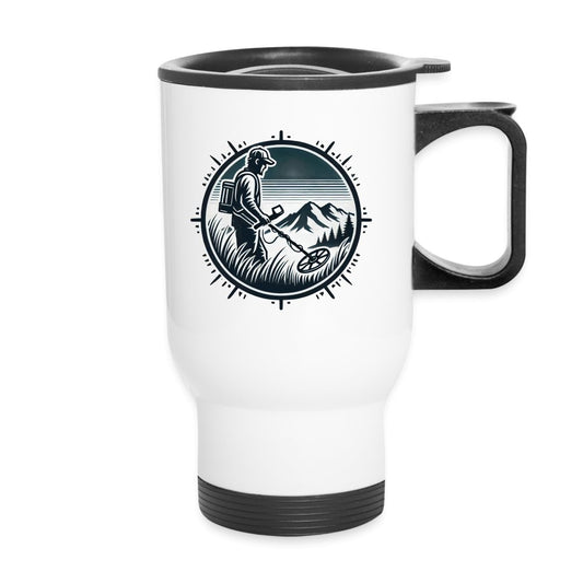 Mug Thermos "Détectoriste en Montagne" - Garde Votre Boisson à la Température Idéale - Mug thermos - L'atelier du détectoriste