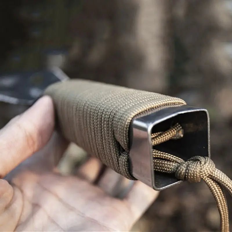 Outil de Creusage Dentelé pour Détection de Métaux - Pelle de Jardin en Acier Inoxydable avec Étui - Pelles / Pioches - L'atelier du détectoriste