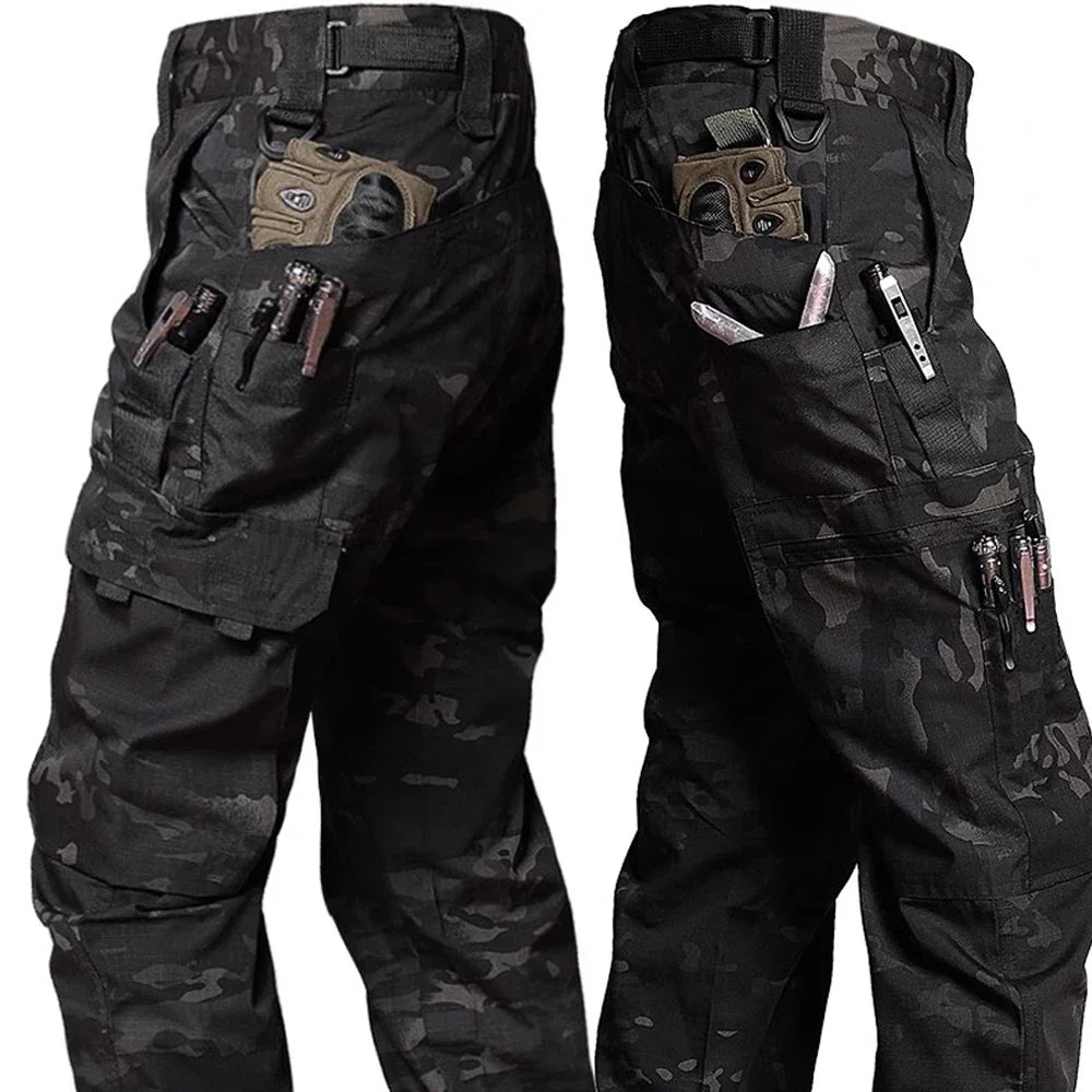 Pantalon Cargo Imperméable pour Hommes - Multi - Poches, Résistant et Confortable - Pantalons - L'atelier du détectoriste