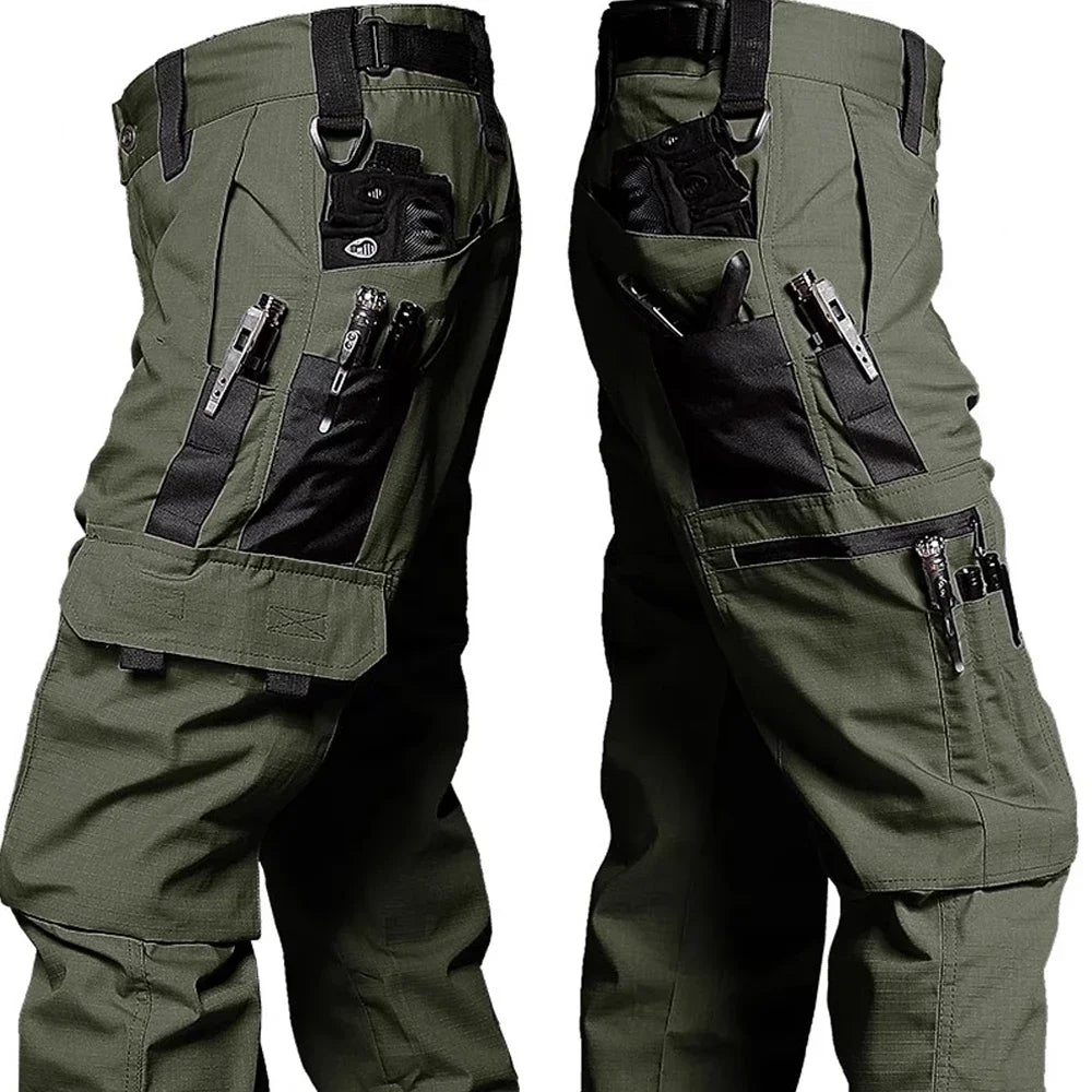 Pantalon Cargo Imperméable pour Hommes - Multi - Poches, Résistant et Confortable - Pantalons - L'atelier du détectoriste