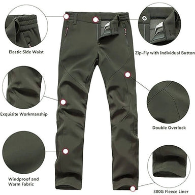 Pantalons de Randonnée Femme imperméable coupe-vent de Marque pantalon