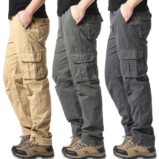 Pantalon de Travail Décontracté en Pur Coton - Taille Élastique, Style Safari - Pantalons - L'atelier du détectoriste