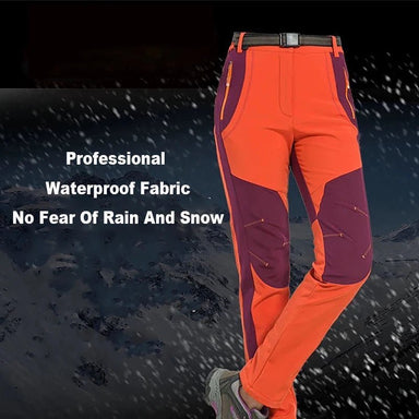 Pantalon De Pluie Femme Imperméable Doublé Polaire – Coupe-vent, Extensible – Randonnée, Pêche, Streetwear Y2K