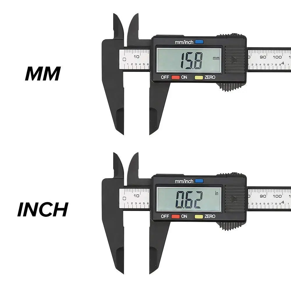 Pied à coulisse numérique électronique en fibre de carbone - Outils de mesure - L'atelier du détectoriste