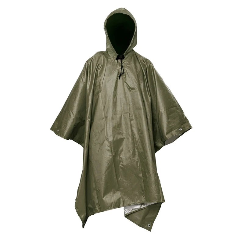 Poncho Camouflage Imperméable Multifonction pour Détectoristes - Abri, Tente d'Urgence et Protection contre la Pluie - Ponchos / Imperméables - L'atelier du détectoriste