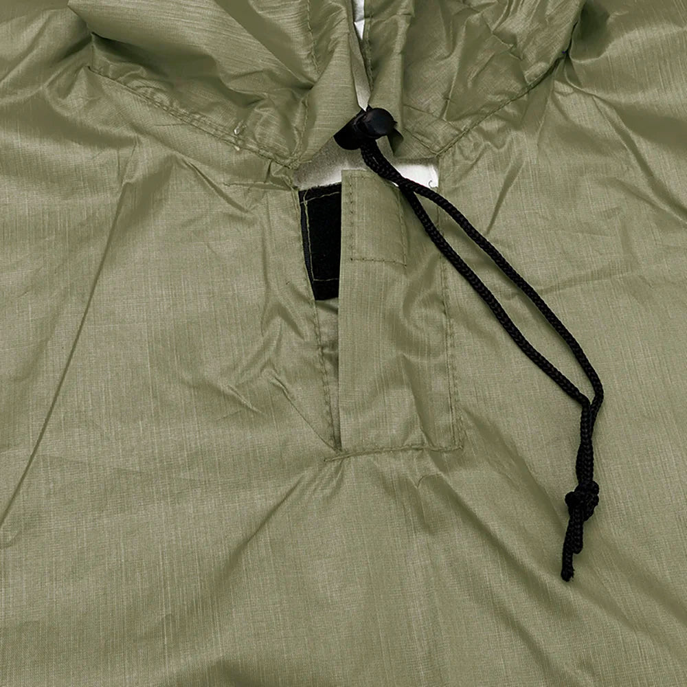 Poncho Camouflage Imperméable Multifonction pour Détectoristes - Abri, Tente d'Urgence et Protection contre la Pluie - Ponchos / Imperméables - L'atelier du détectoriste