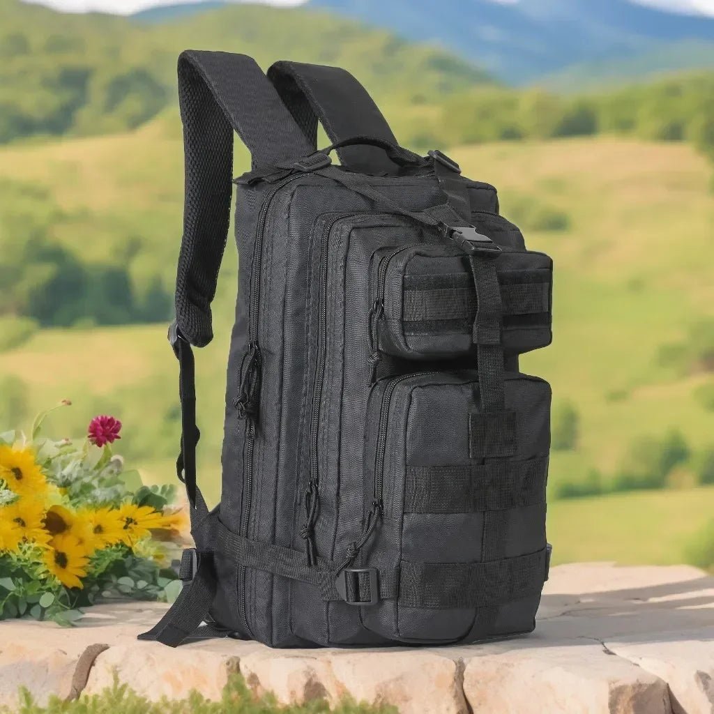 Sac à Dos Tactique Molle pour Détectoristes – Capacité 30L et 50L avec Porte - Bouteille - Sac à dos - L'atelier du détectoriste