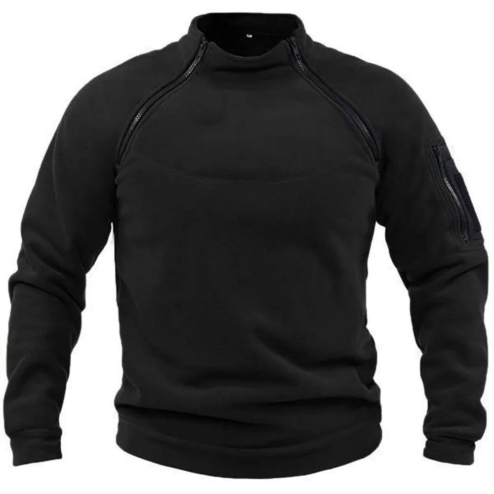 Sweat-shirt de Randonnée Thermique pour Homme avec Fermeture Éclair - Pull - L'atelier du détectoriste